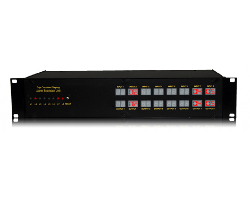 VCL-TP, Teleprotection over IEEE C37.94 (1+1 redundant) Optical Fiber interface  With Trip Counter Display